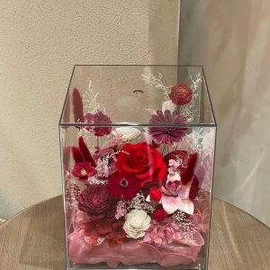 Crimson Love Flower Box
