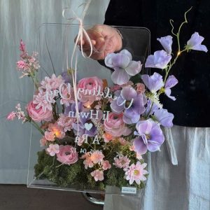 Hộp Hoa Chúc Mừng Pastel Ngọt Ngào – Sweet Celebration Bloom